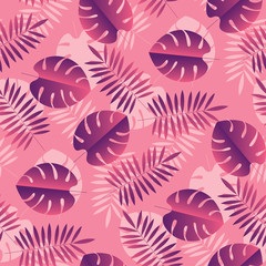 Simple geometric tropical seamless pattern.