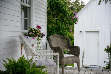 New England summer porch
