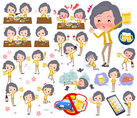 Yellow jacket Middle women_alcohol