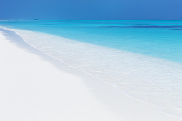 Panorama of beach and sea view