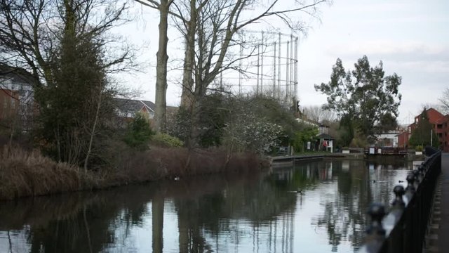 Gas holder in England