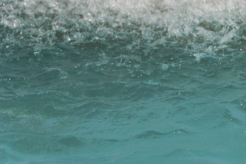 Water drops, waves