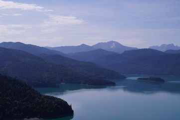 lake in mountains