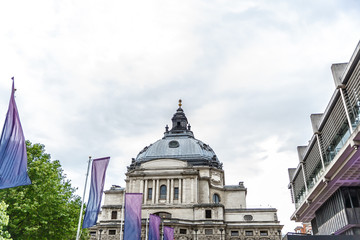 View of The Methodist Central Hall in the City of Westminster