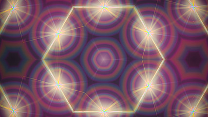 Abstract geometric kaleidoscope colored radiant background, color texture.