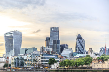 Fototapeta premium Financial District of London