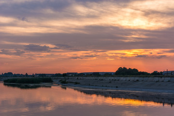 Beautiful Reflections and a Lot of Orange