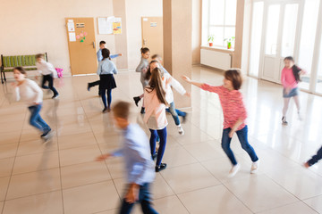 Children during break