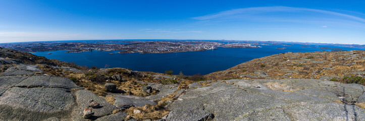 Fototapeta na wymiar Stavanger from top