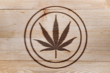Marijuana fire branded