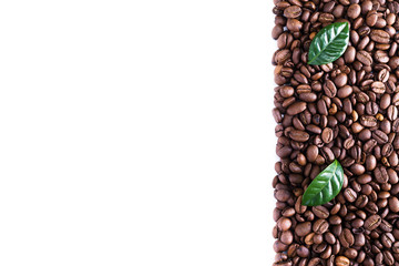 Coffee beans background