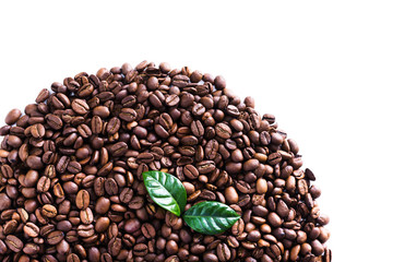 Coffee beans background