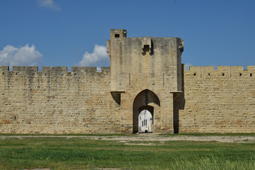 Forteresse d'Aigues-Mortes, Gard, Languedoc, Occitanie.
