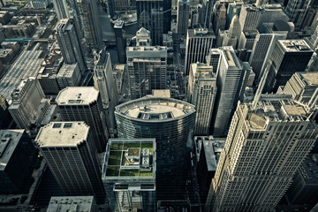 Fototapeta premium Chicago Buildings From Above