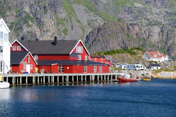 Fototapeta na wymiar Henningsvaer, Norway