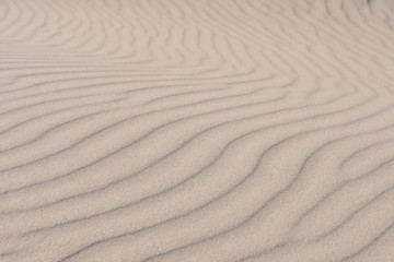 Interesting sand texture background, dunes, shadow play.