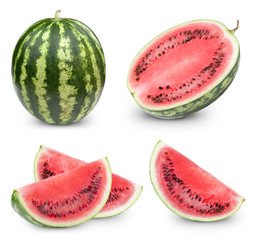 Watermelon fruits collection