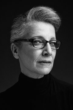 Portrait of mature woman with glasses