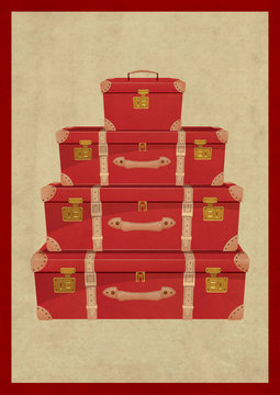 Vintage travel cases