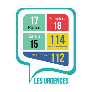 Num&eacute;ros d'urgence