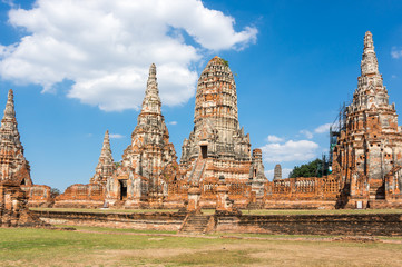 Obraz premium Ruins of the old city of Ayutthaya, Thailand