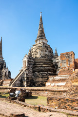 Fototapeta premium Ruins of the old city of Ayutthaya, Thailand