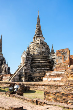 Ruins of the old city of Ayutthaya, Thailand