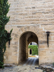 Obraz premium Castle of Almodovar del Rio, It is a fortitude of Moslem origin, a Stage of the American producer HBO, for the series “Game of Thrones”. Almodovar of the Rio, Spain