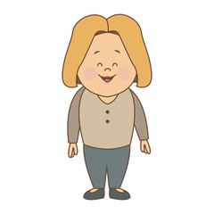 Cute mother cartoon vector illustration graphic design