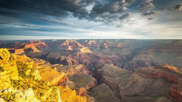 Grand Canyon, Arizona, USA afternoon landscape from the south rim.