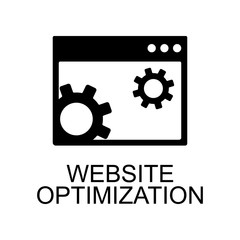 site optimization icon. Element of seo and development icon with name for mobile concept and web apps. Detailed site optimization icon can be used for web and mobile