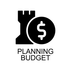 planning budget icon. Element of seo and development icon with name for mobile concept and web apps. Detailed planning budget icon can be used for web and mobile