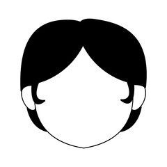 Cute grandmother faceless cartoon vector illustration graphic design