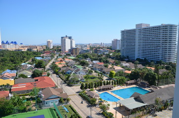 Obraz premium city panorama thailand pattaya