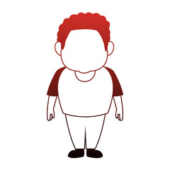 Afro young man vector illustration graphic design