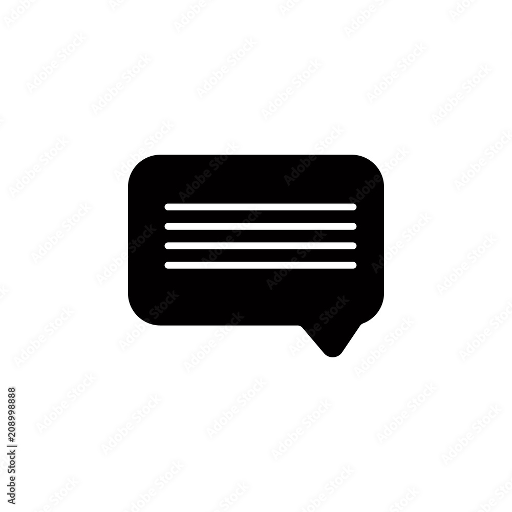 Poster message icon. element of education icon for mobile concept and web apps. detailed message icon can b