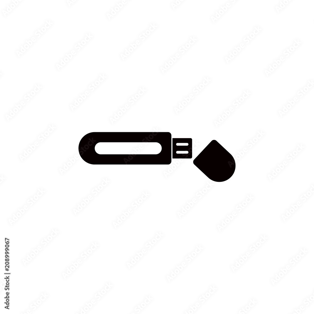 Aufkleber flash card icon. element of education icon for mobile concept and web apps. detailed flash card icon