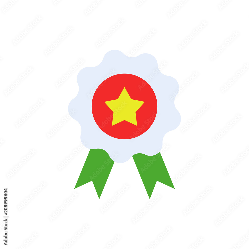 Poster digital certificate flat icon. element of programming colored icon for mobile concept and web apps. 