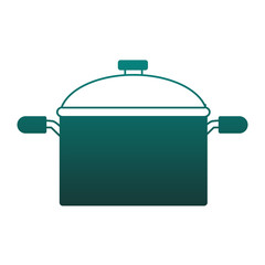 Kitchen pot utensil vector illustration graphic design