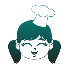 Beautiful girl faceless cartoon vector illustration graphic design