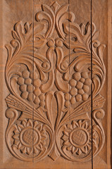 Fototapeta na wymiar Wood Carving Motif