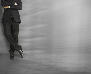 smart guy with crossed arms