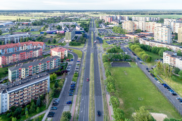 Crossroad in the city