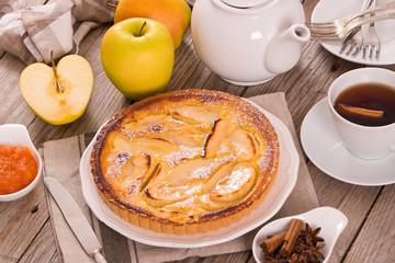 Tarte normande.