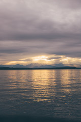Fototapeta premium Mountain Sunset