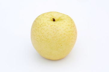 Chinese pear isolated on white background.
