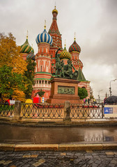 Obraz premium Saint Basil Cathedral in Moscow, Russia