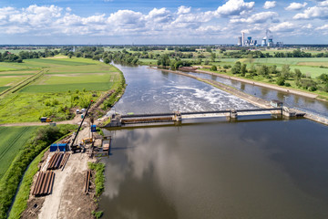 Fototapeta premium Dam under construction