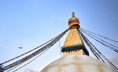 Bodnath stupa in Kathmandu