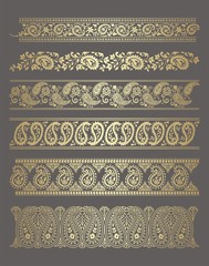 vintage paisley floral designs , wedding, royal India © SIRIUS*